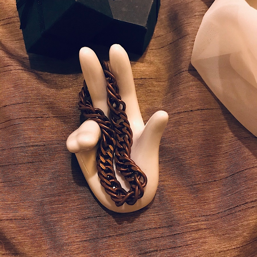 Vintage Solid Copper Chain Bracelet